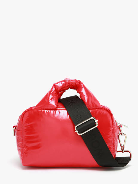 Cross Body Tas Glossy Gerecycleerd Polyester Wouf Rood glossy BB250026 ander zicht 3